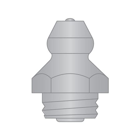 Heritage Industrial Grease Fitting, 5/16"-24UNF SS PV H1711S